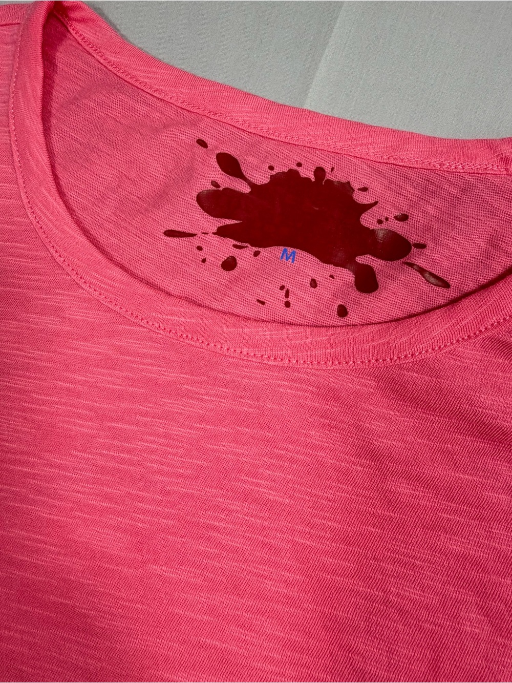 Vineyard Vines Coral Pink Long-Sleeve Tee with Blue Whale Graphic - Picture 5 of 5